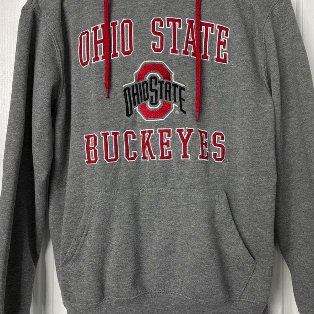 Colosseum Red and Gray Men's Hoodie